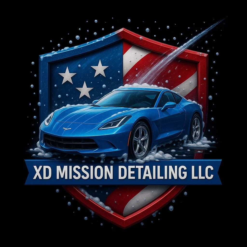XD Mission Detailing LLC logo – veteran-owned mobile auto detailing service in Hampton Roads Virginia