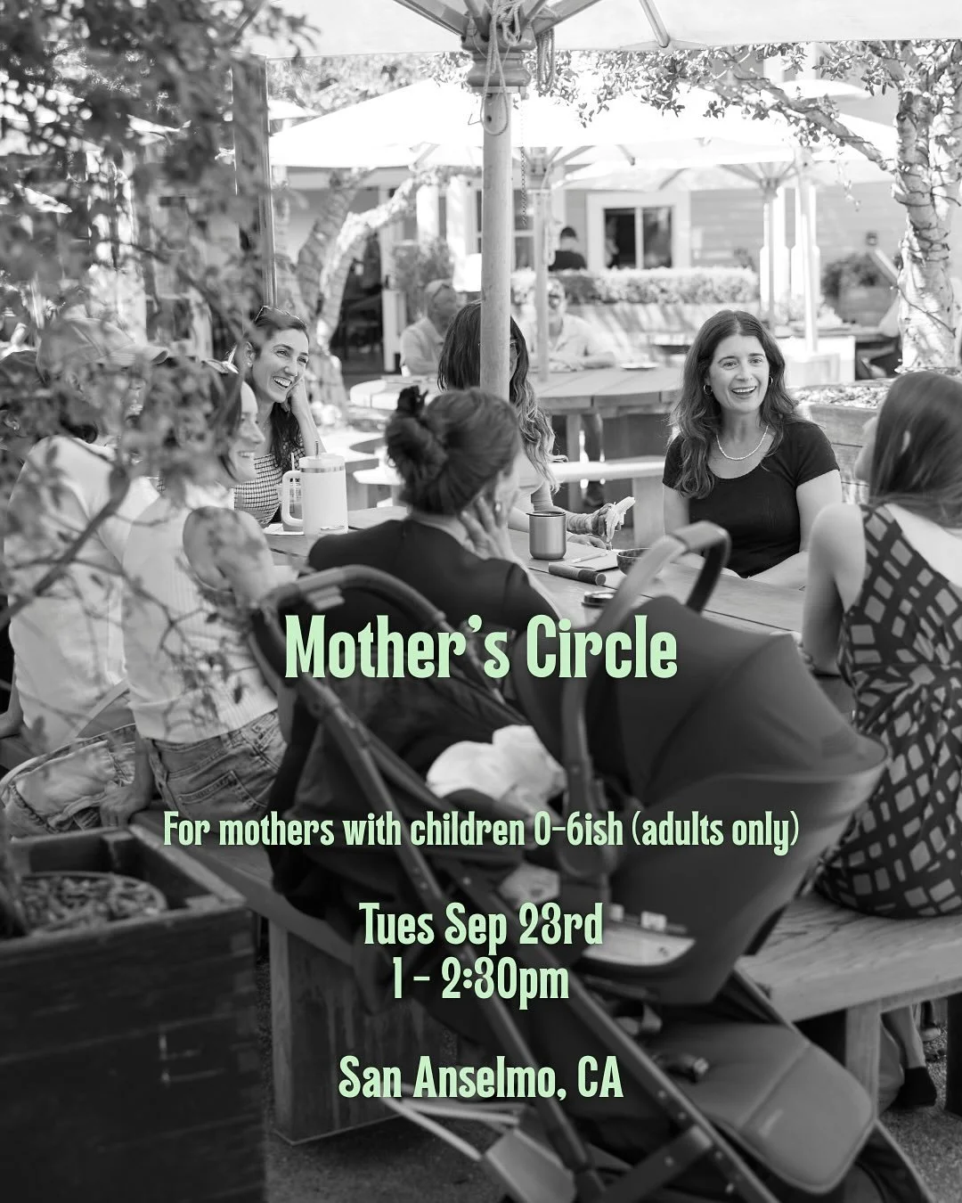 Two mother&rsquo;s circles happening next week &mdash; one for first-time expecting mothers and one for postpartum women and mothers of young children. Both will be hosted in the beautiful gathering space of @refugemarin in San Anselmo. Tickets at th