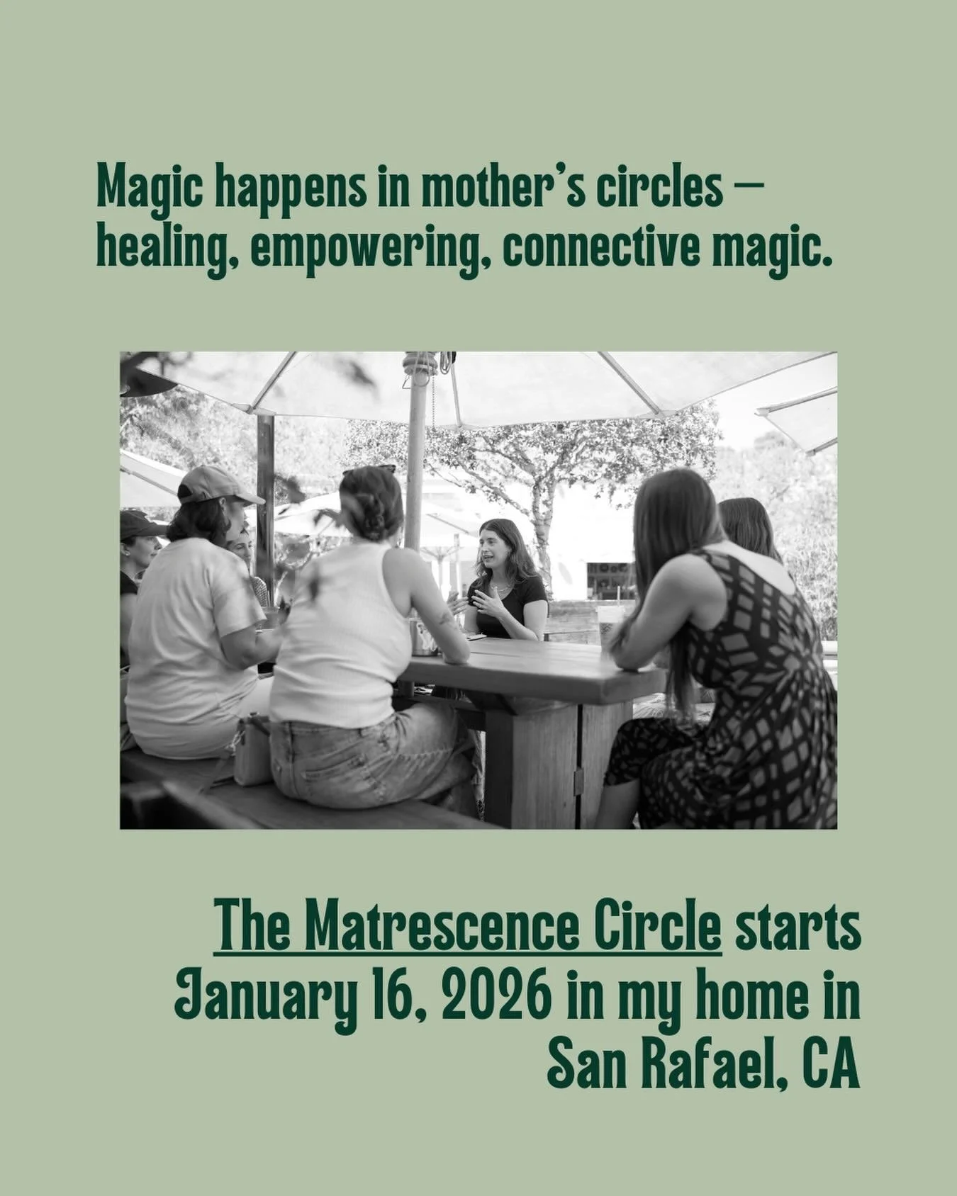 The shift into motherhood is huge. Instead of being asked to &ldquo;bounce back,&rdquo; mothers deserve space and support for processing the transition, which is why I created The Matrescence Circle &mdash; a mothers-only space for connecting, sharin