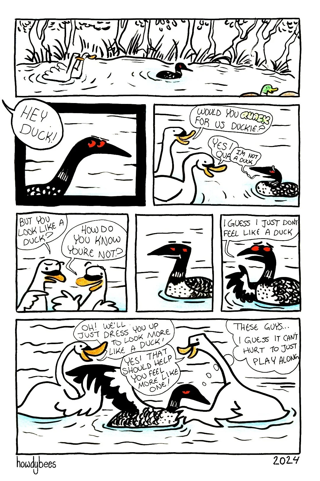 Not A Duck Pg 1