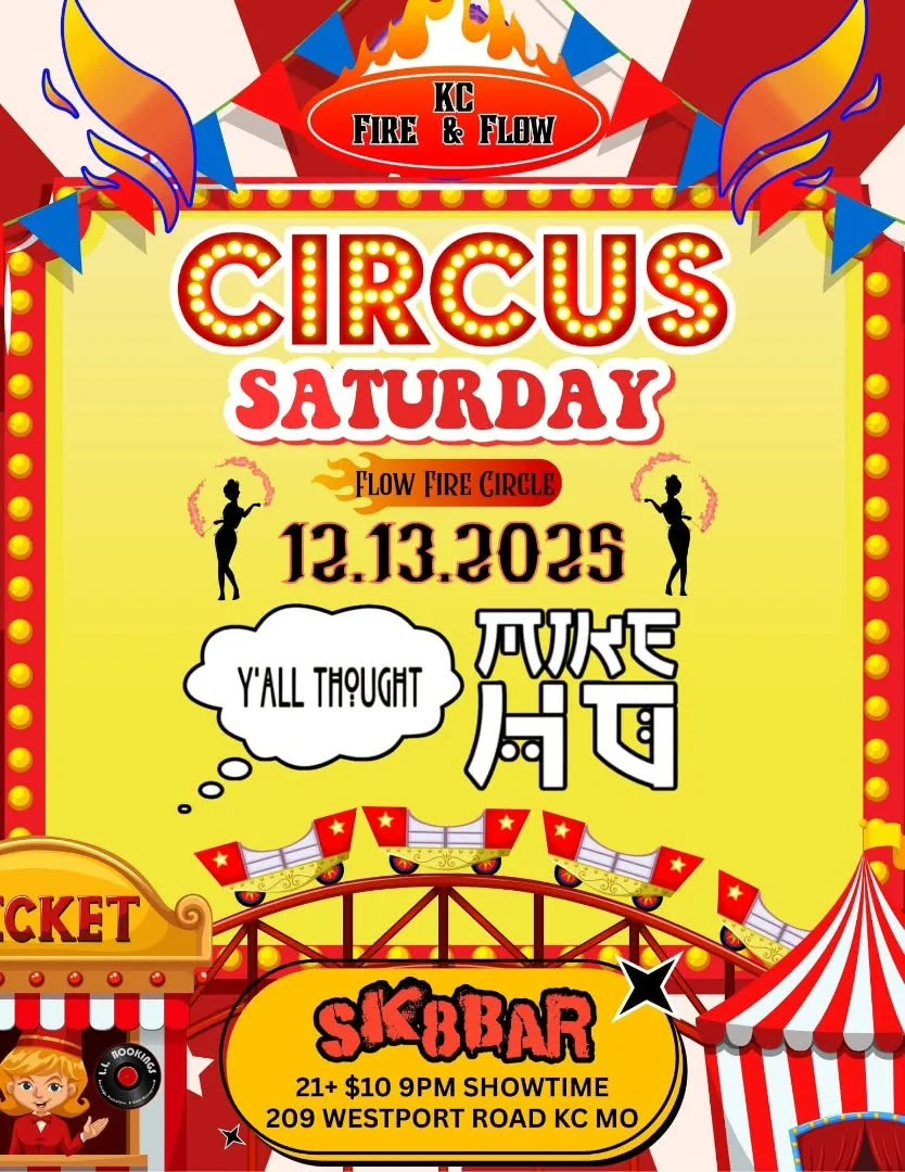 Circus Saturday Rave coming in December!  December 13th.  9pm