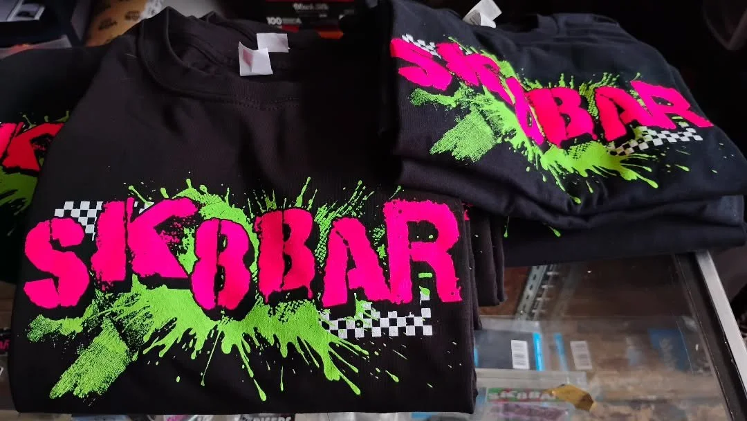 We have some pretty sweet new 80s vibe Sk8bar shirts for anyone looking for a rad cloth funnel.