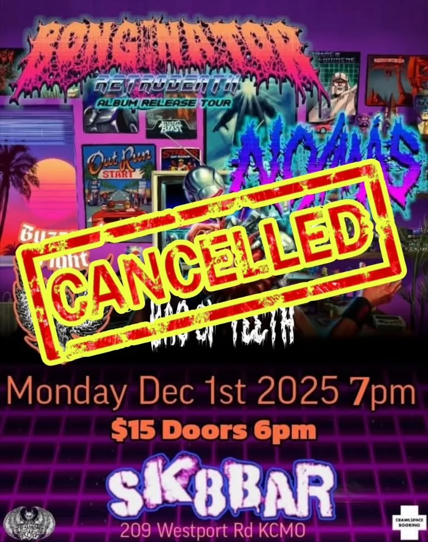 The show tonight is cancelled.  Bonginator is broke down in snow hours away and No Mas is snowed in at their location.  Bag of Teeth as well.  We will see them again another time!  Be safe everyone!
