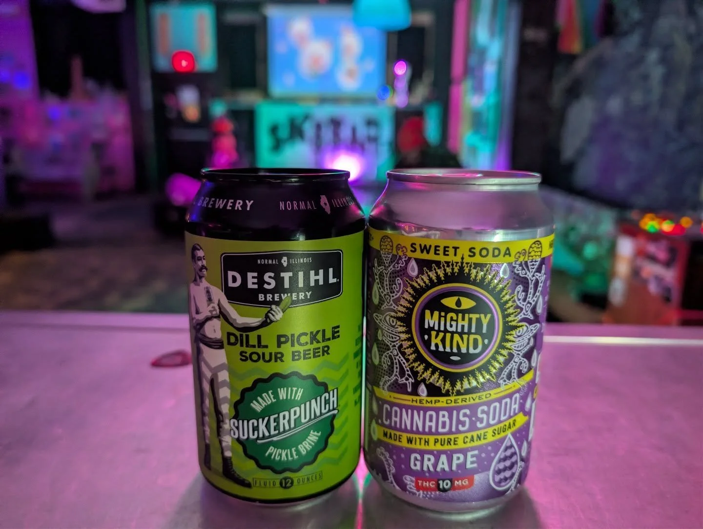 Just an FYI.  We carry the best sour known to humans and animals alike and a killer grape cannabis sodie pop.