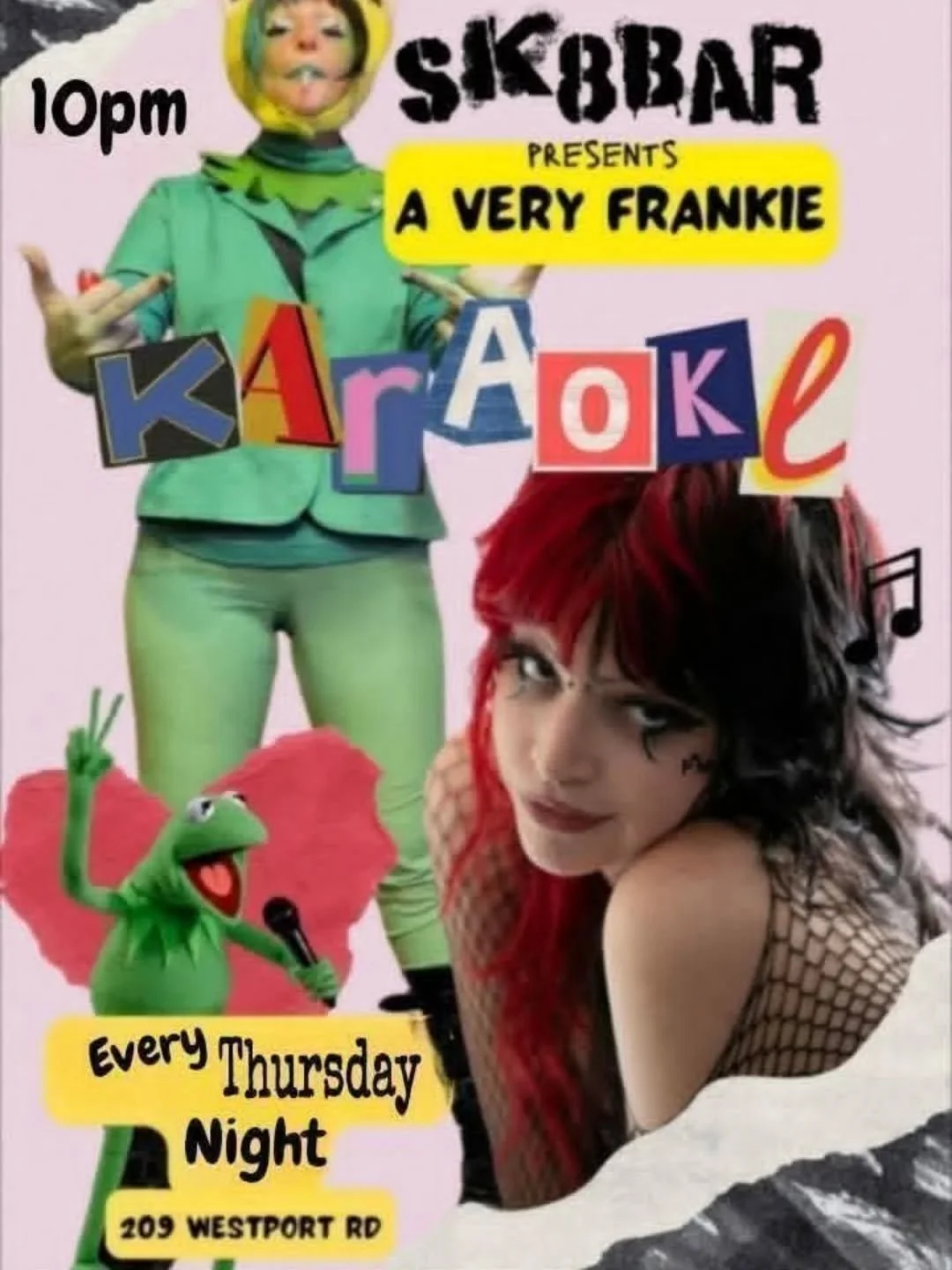 The show tonight has been cancelled tonight due to an illness we do still have karaoke tonight and it will be at 9pm instead of 10 due to the concert cancellation.  Come on out and get your sing on.