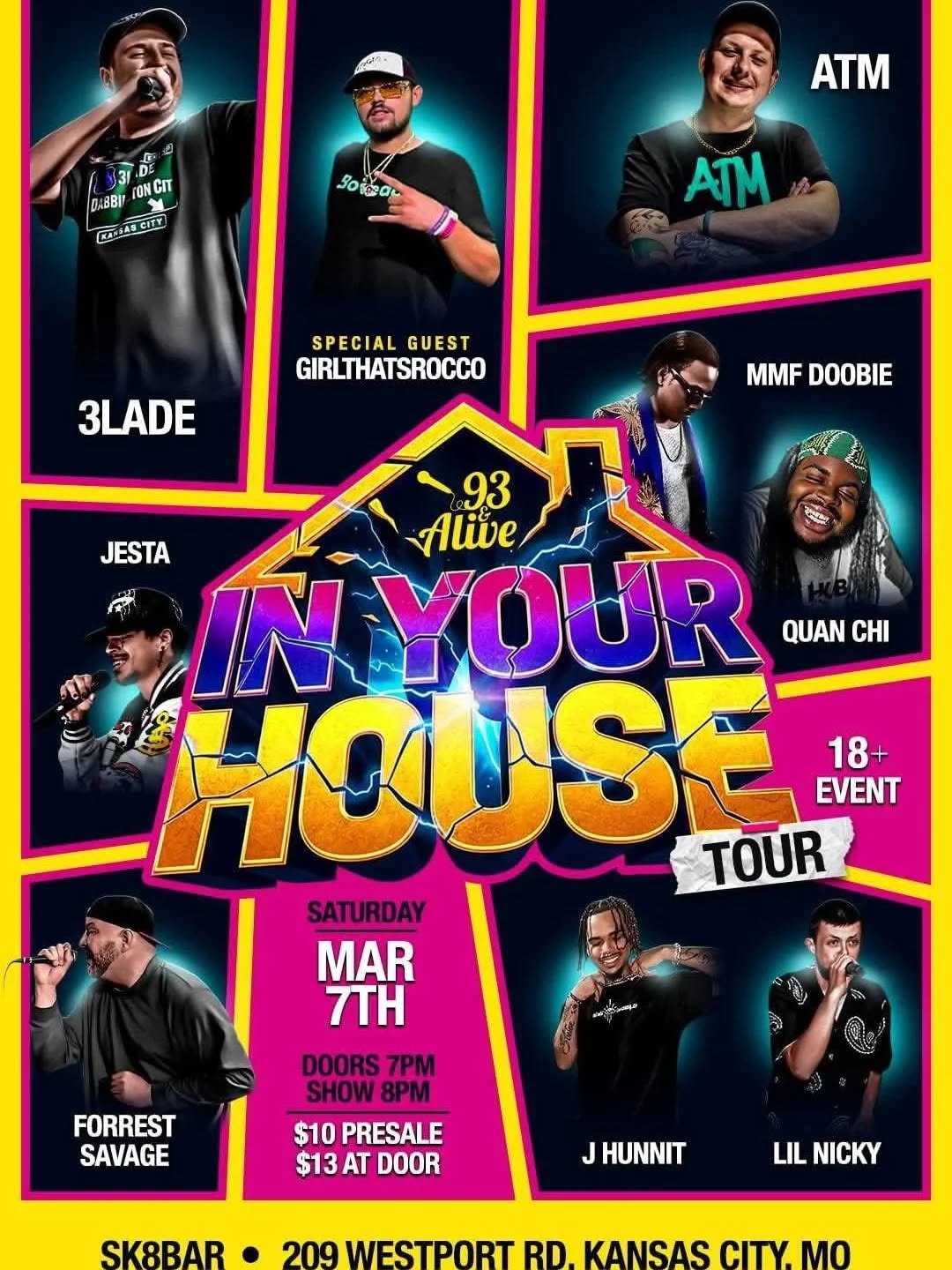 Tonight at Sk8bar! Show at 8pm.