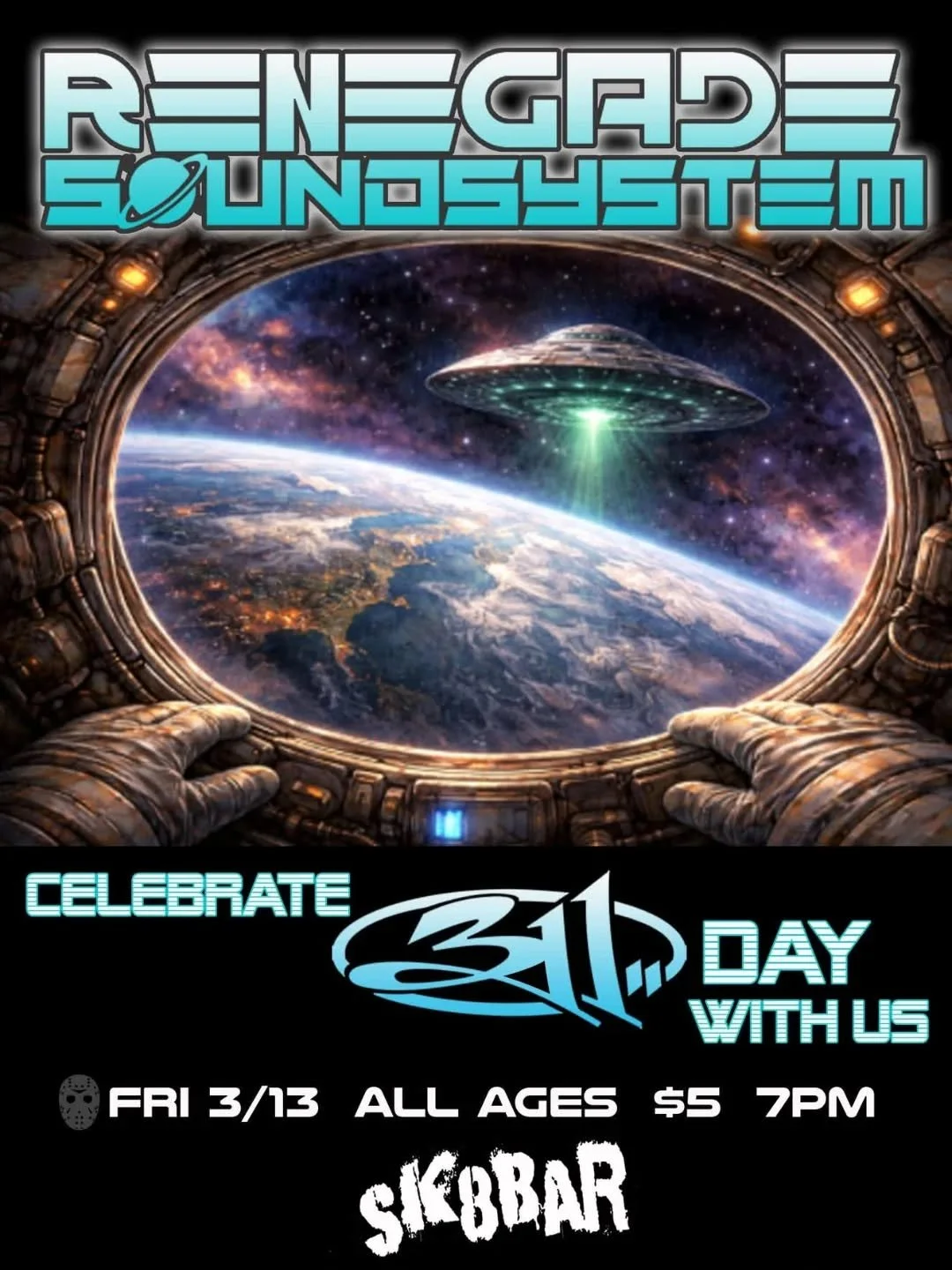 If you love some 311 come out tomorrow night at Sk8bar!! 8pm