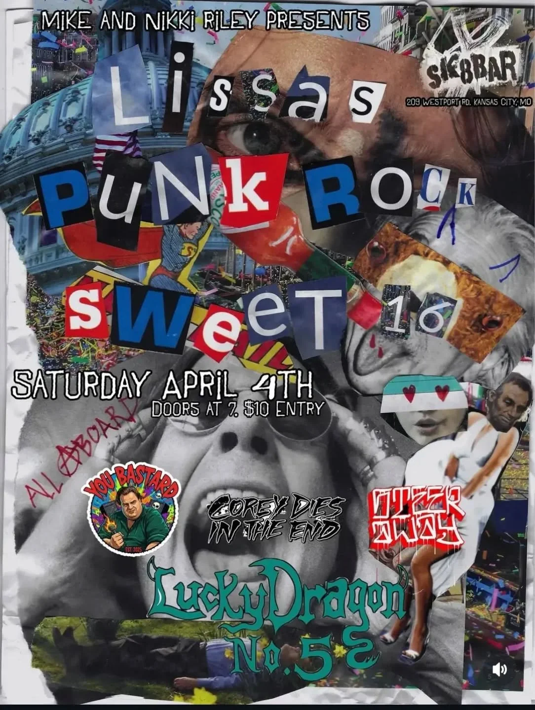 Awesome show and Birthday Party bash coming up April 4th!  8pm.