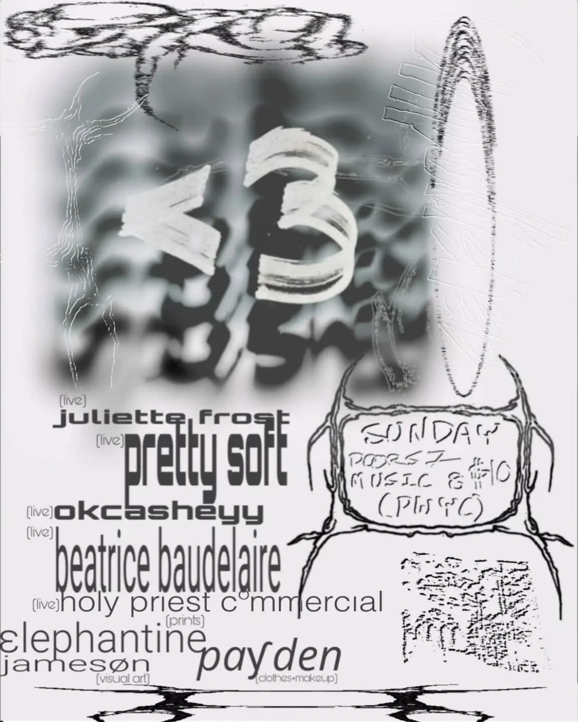 Tonight at 8pm! Unpolished <3 this SUNDAY
@sk8barkc 209 Westport Rd.

Doors 7 - Music 8
$10 cover (pwyc)
All ages until 8 pm. 18+ or w parent after 8 pm.

sets by me, @beeulloaa, @okcasheyy, @holy_priest_commercial, and beatrice baudelaire

art by