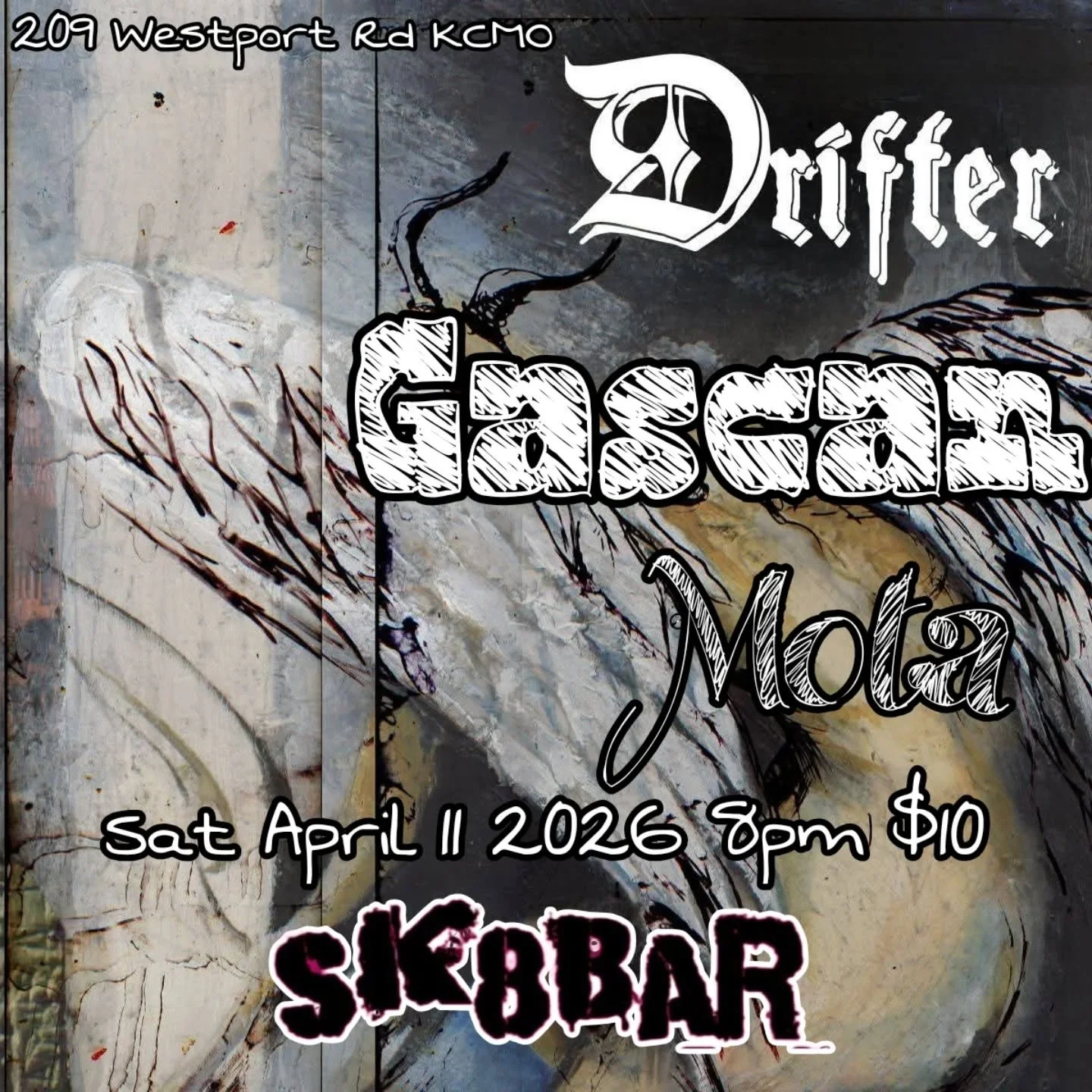 Tonight is the night!  We're ready for some Drifter with Gascan and Mota.  8pm