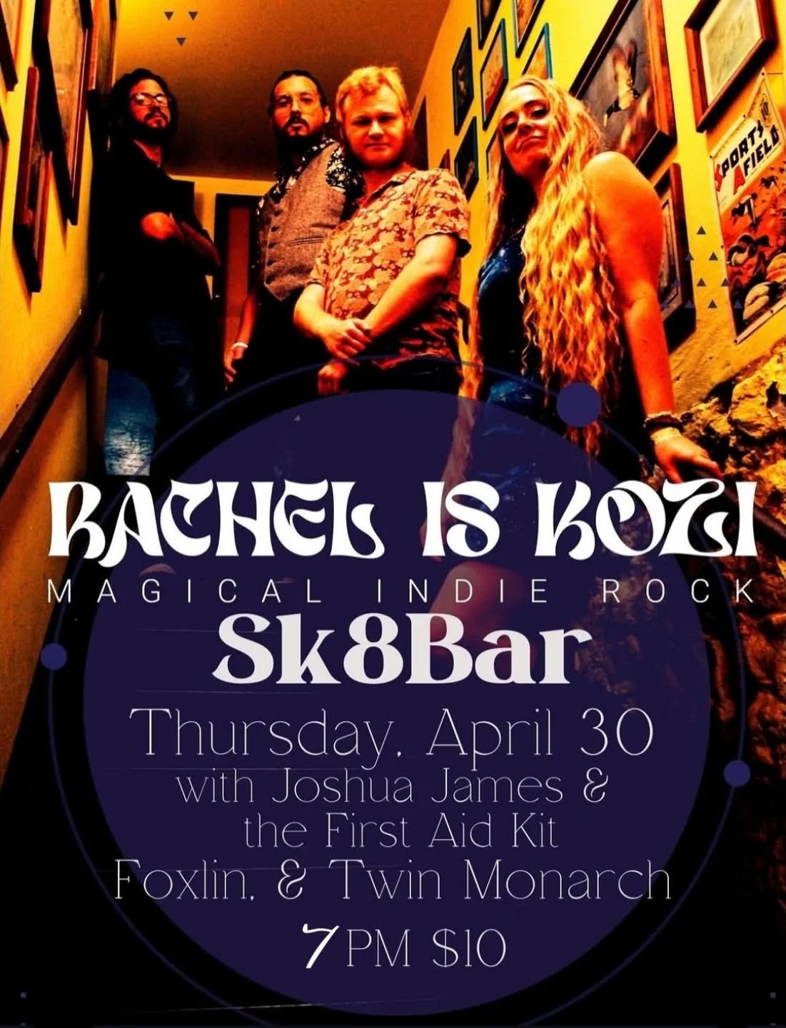 Tonight is the night!  4 great bands.  6pm doors with 7pm start. $10