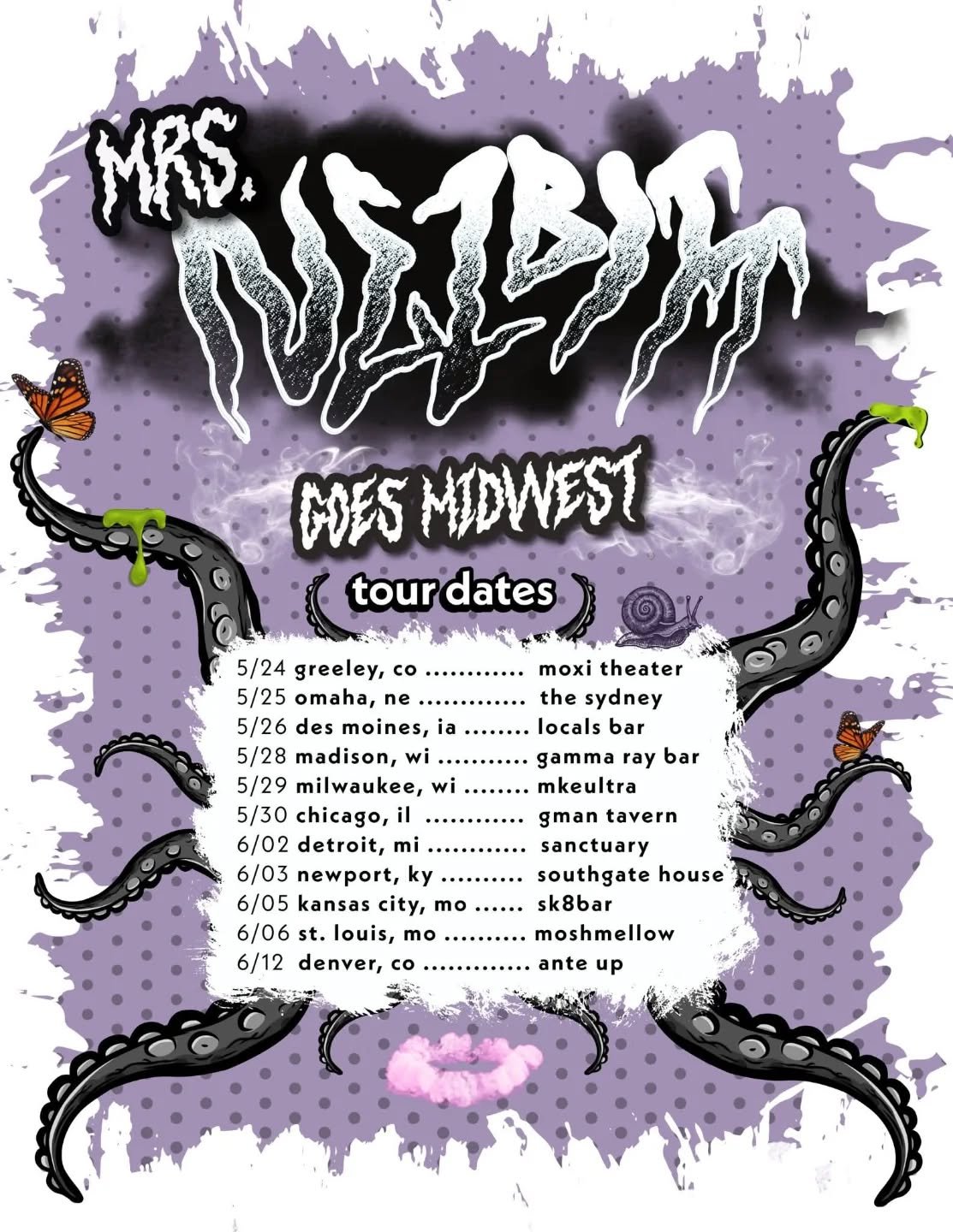 Come check out Mrs Nezbitt tonight at Sk8bar!  8pm