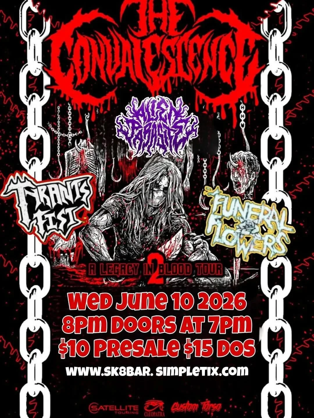 Tonight is the night!  Can't wait.  Killer metal show.  7pm