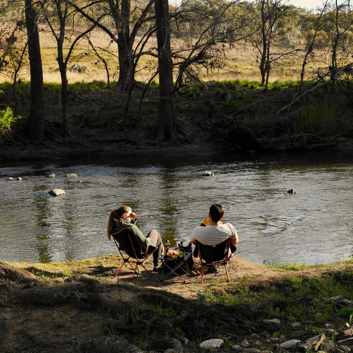 A favourite campsite of ours and one that we've been to many times. Always a soothing experience for both mind and body. 

@wattonairstrip 

#hipcampau #adventuremore #outdoors #outside #snowpeak #campingwithdogs #camping #campingfun #firepit #trekol