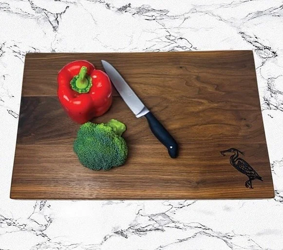 Walnut heron cutting board for @itsgabefoo