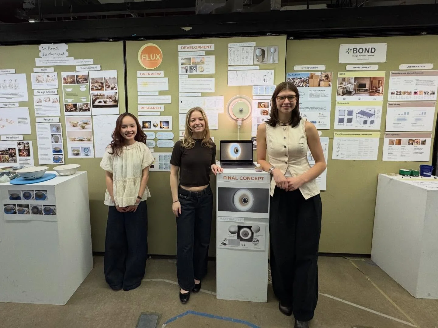Grateful for an amazing winter thesis final and the people I got to share it with. So proud of my peers. Excited to take BOND even further and start making it real next quarter - more process pictures to come.

#furnituredesign #modularfurniture #pro