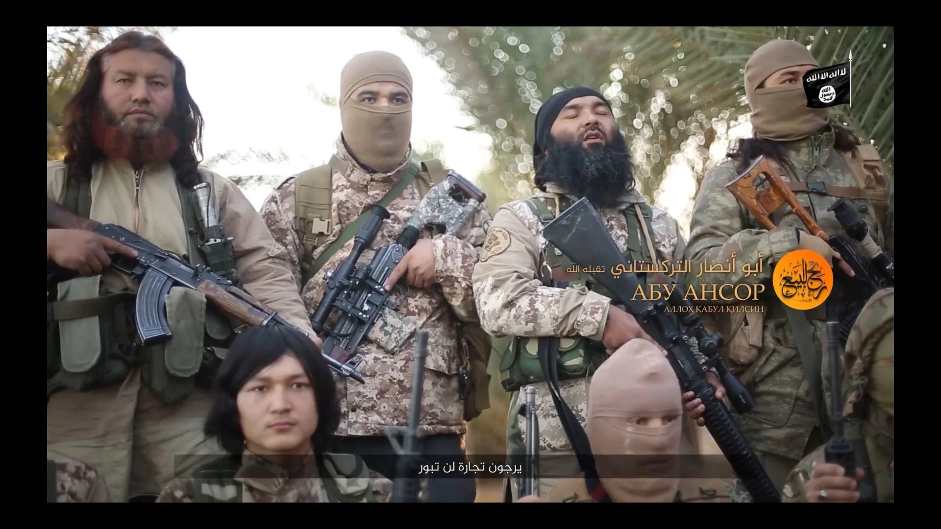 an action hero taking selfies in military fatigues. 