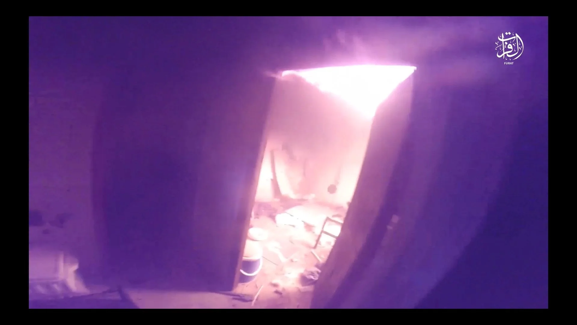 There’s a battle scene at night.