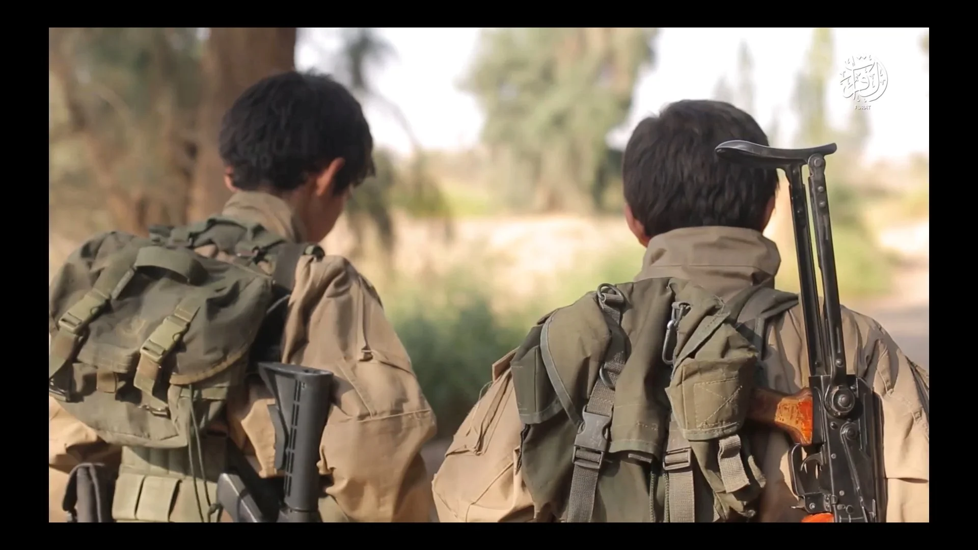 His brave little soldiers. 