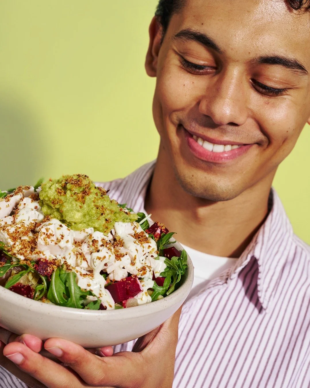 Nothing but smiles for The Chicken &amp; Avo 😁