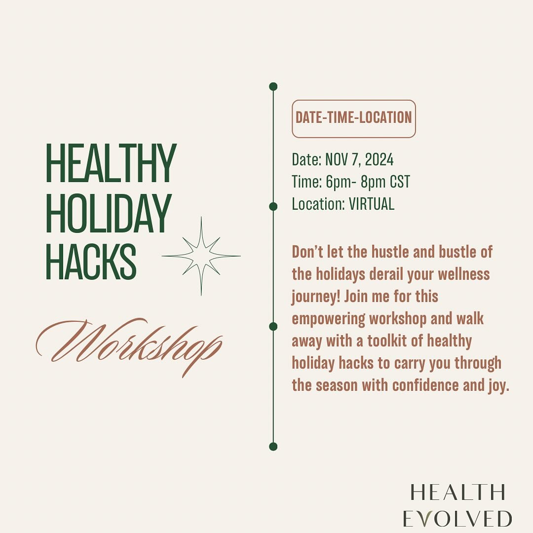 🌟𝕎𝕆ℝ𝕂𝕊ℍ𝕆ℙ 𝔸𝕃𝔼ℝ𝕋🌟

Can&rsquo;t wait for you guys to join this Healthy Holiday Hacks Workshop!!! Check out the details above!! 

See you there!!! 

#workshop #healthyholidays #hacks #holiday #holidayhacks #joinme #workshops #community #healt