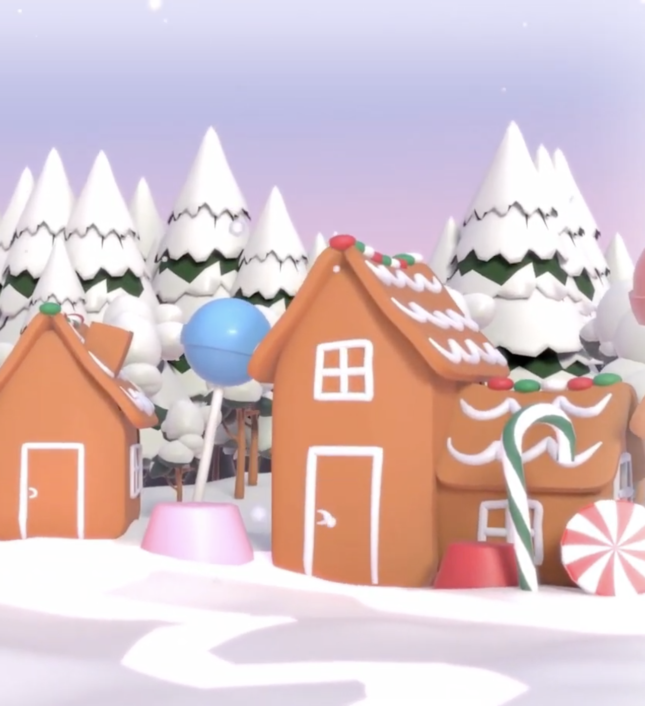 Sparkle Hollow Magical Gingerbread town