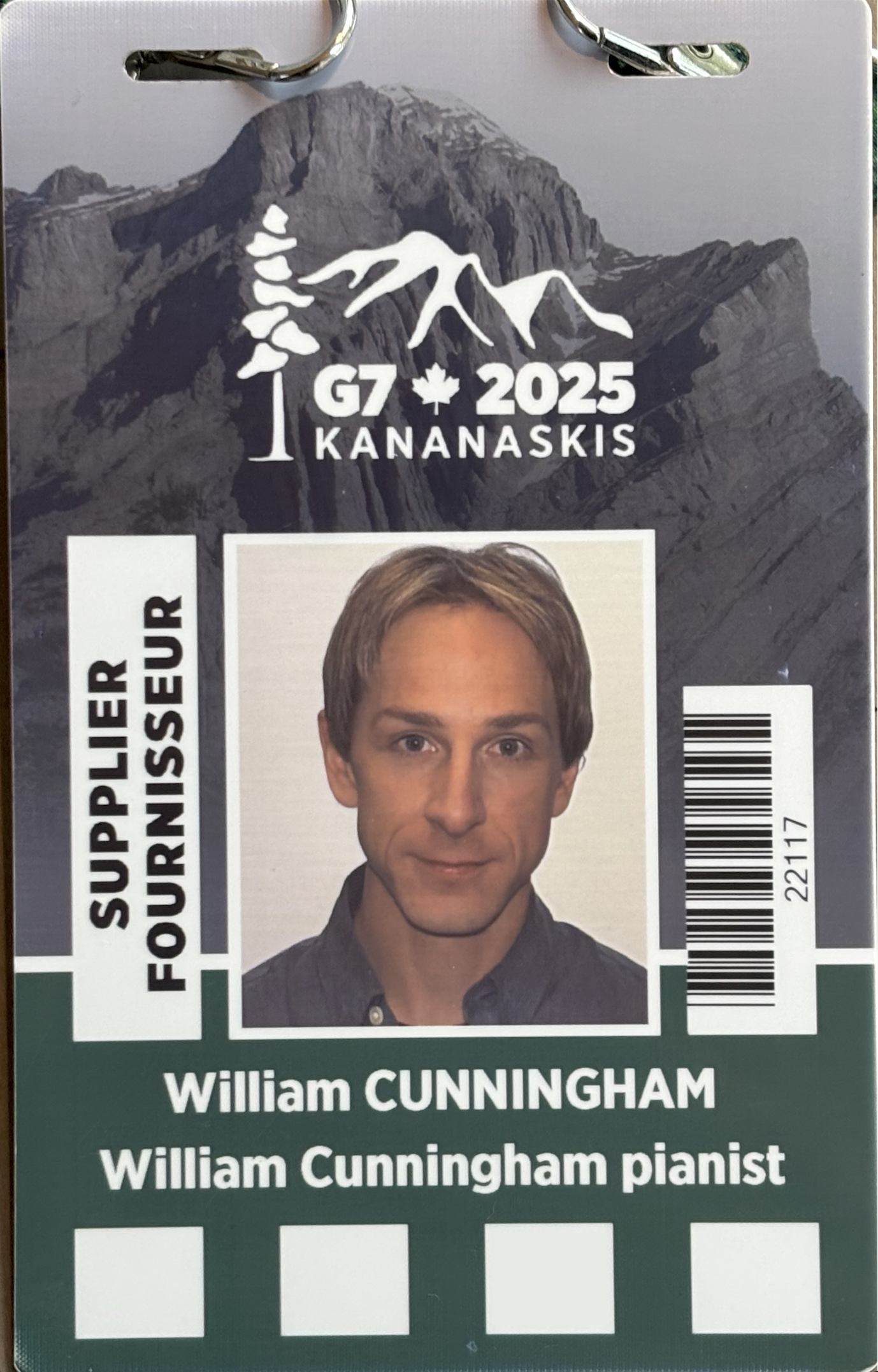 G7 Summit Security Pass 2025