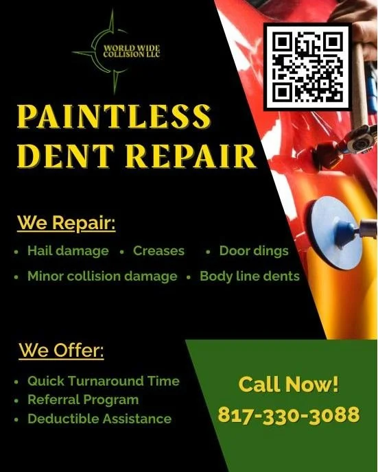 🚗Hail damage? Lets fix it!🚙
Got dents from the recent hail storm? We're here to help you restore you ride to new! 
✅Fast turnaround 
✅Insurance claims welcome
✅Free estimates 
👉 Drop a DM or comment below and lets get you fixed up!