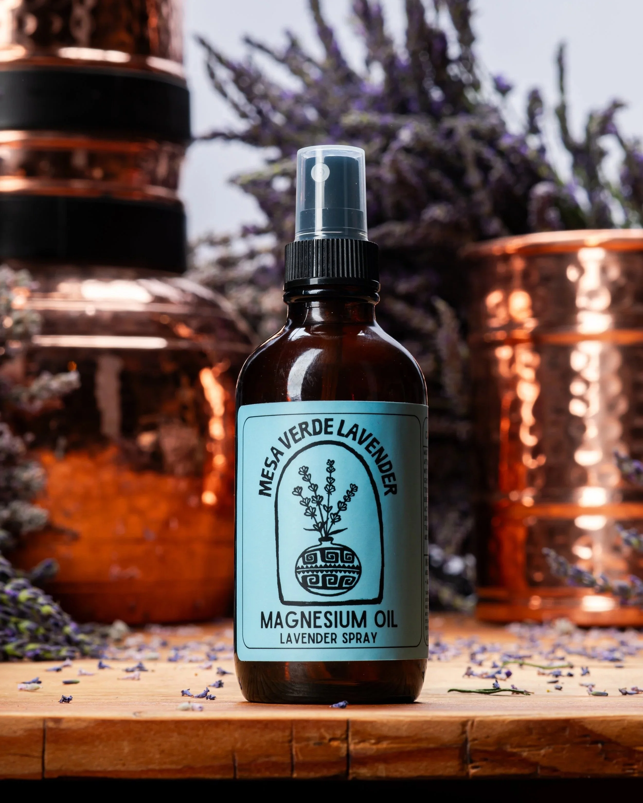 Magnesium Oil Lavender Spray: Soothe tired muscles • Support deep sleep • Calm the mind