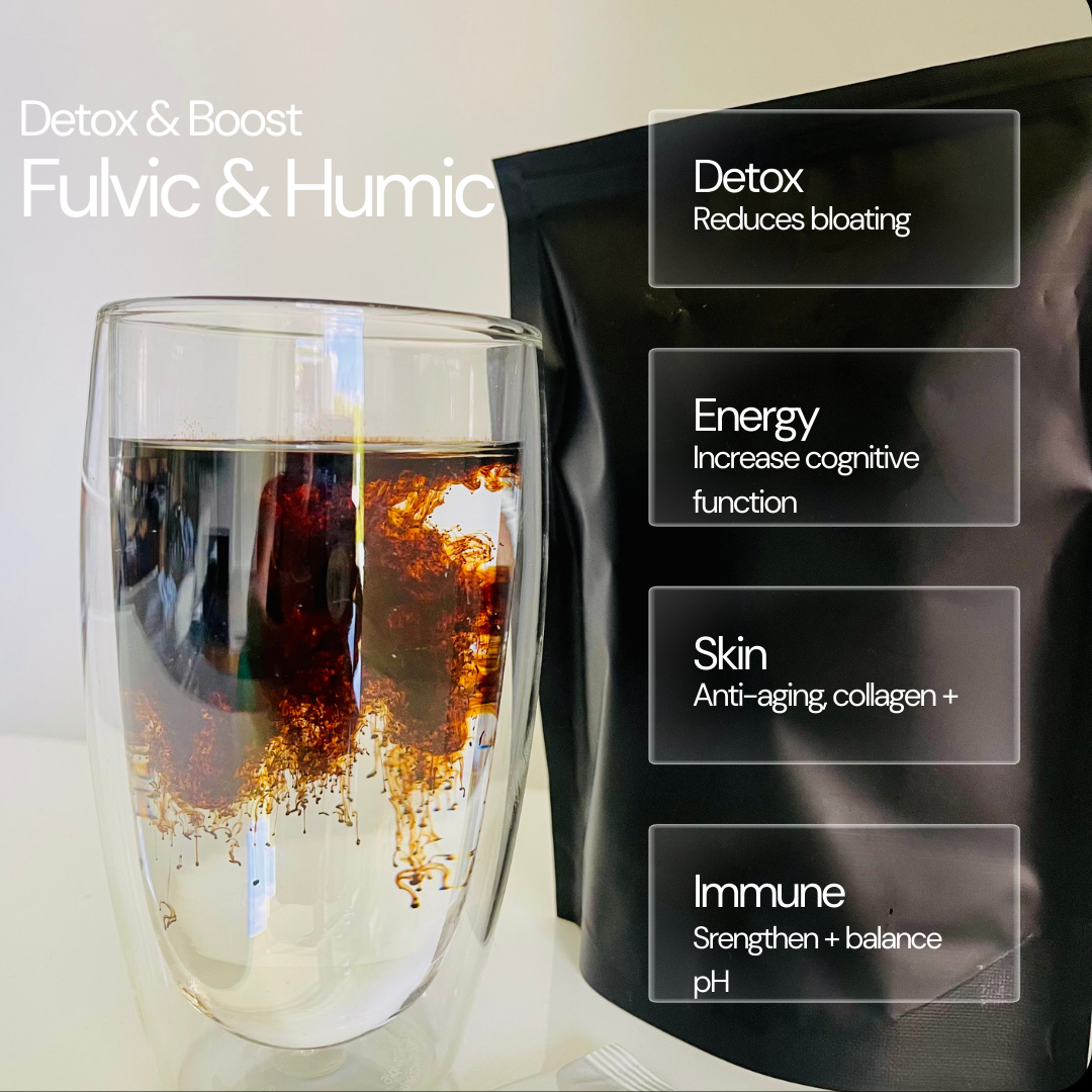 Fulvic & Humic Acid Daily Packets - Immune Support + Antioxidant (30 Packets)