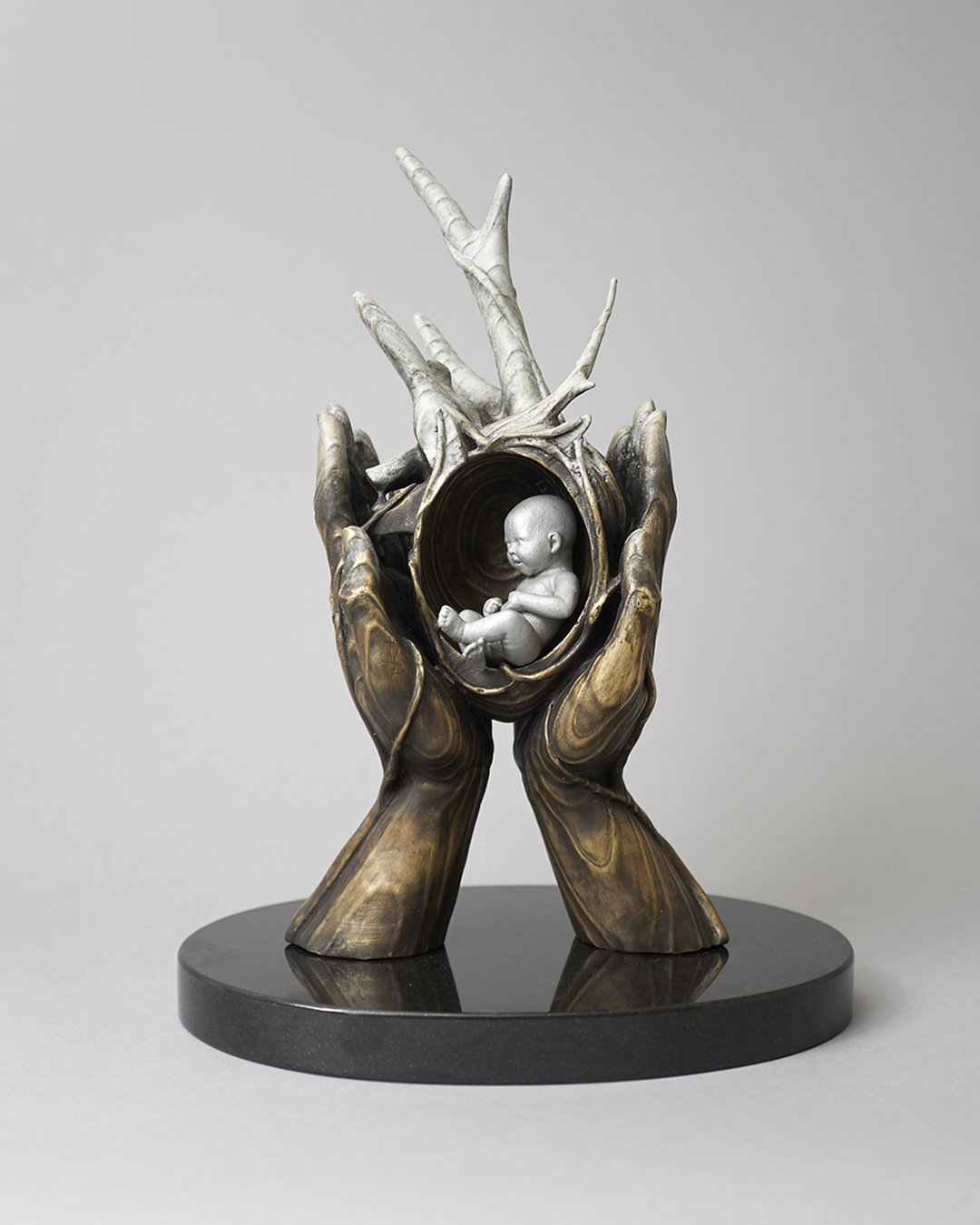 Jun Yan, Sculpture, Art, Bronze, Metal, Ceramic, San Francisco, Bay Area, Artist, Sculptor, Nature, Meditation, Inner strength, Spiritual practice, Buddhism , Peace, tranquility, protection, nuturing energy