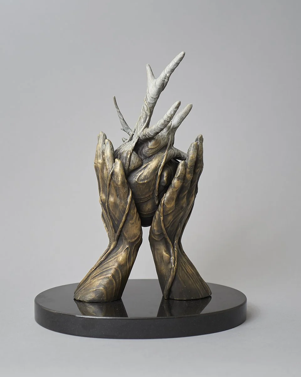 Jun Yan, Sculpture, Art, Bronze, Metal, Ceramic, San Francisco, Bay Area, Artist, Sculptor, Nature, Meditation, Inner strength, Spiritual practice, Buddhism , Peace, tranquility, protection, nuturing energy