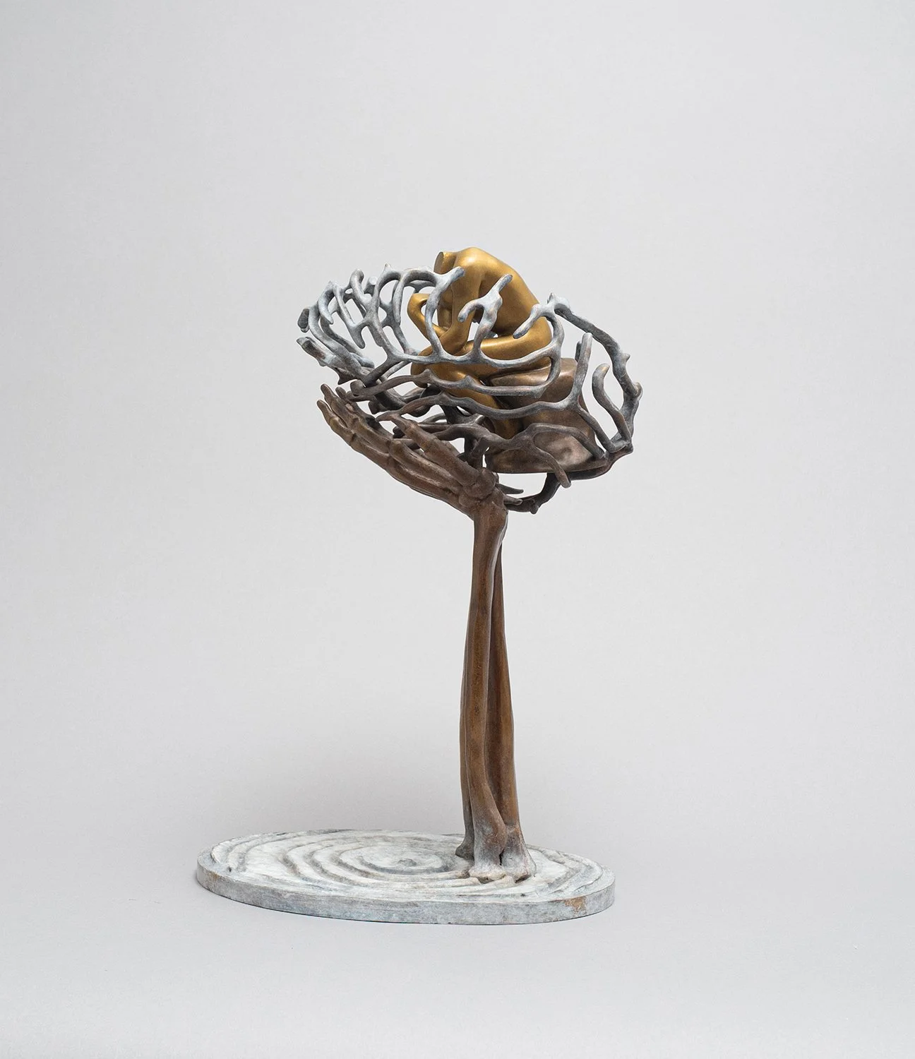 Jun Yan, Sculpture, Art, Bronze, Metal, Ceramic, San Francisco, Bay Area, Artist, Sculptor, Nature, Meditation, Inner strength, Spiritual practice, Buddhism , Peace, tranquility,
