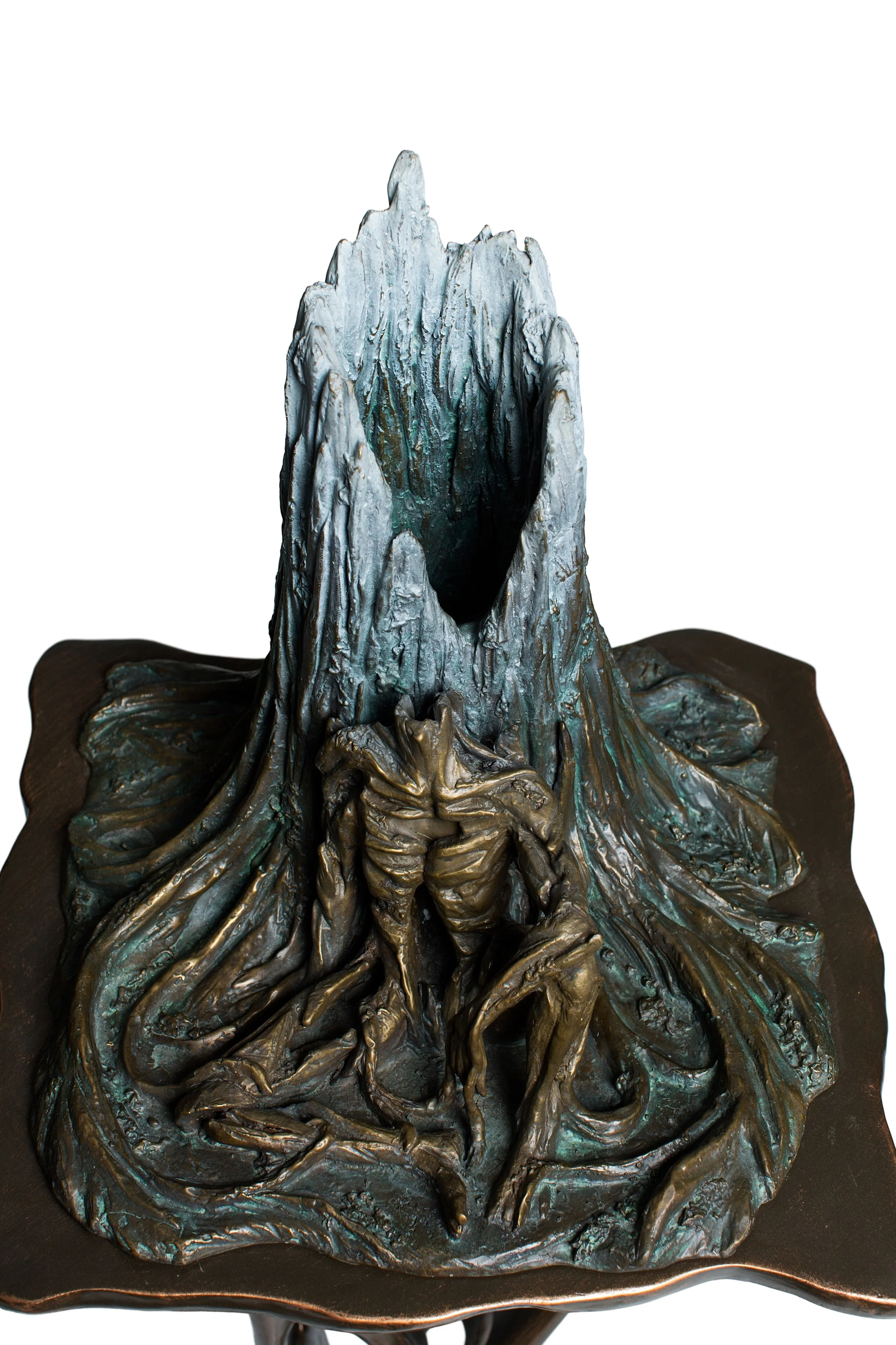 Jun Yan, Sculpture, Art, Bronze, Aluminum, San Francisco, Bay Area, Artist, Sculptor, Nature, Meditation, Inner strength, Spiritual practice, Buddhism , Peace, tranquility
