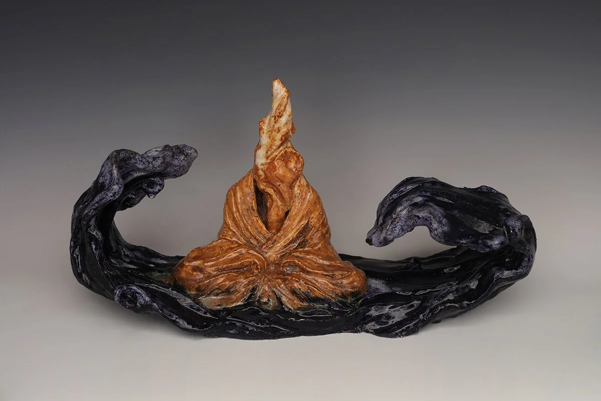 Jun Yan, Sculpture, Art, Ceramic, San Francisco, Bay Area, Artist, Sculptor, Nature, Meditation, Inner strength, Spiritual practice, Buddhism , Peace, tranquility