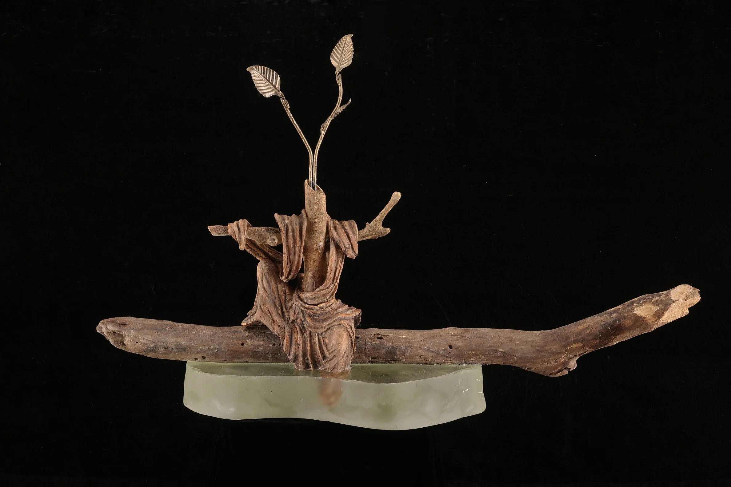 Jun Yan, Sculpture, Art, Clay, Ceramic, Stoneware,Steel,Wood,Resin, Metal, San Francisco, Bay Area, Artist, Sculptor, Nature, Meditation, Inner strength, Spiritual practice, Buddhism , Peace, tranquility
