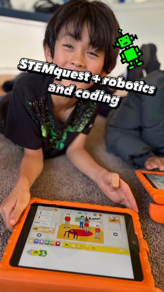 Today we stepped into the future! The cool coders at our Holiday Programme spent the day creating code and building robots! 🤖