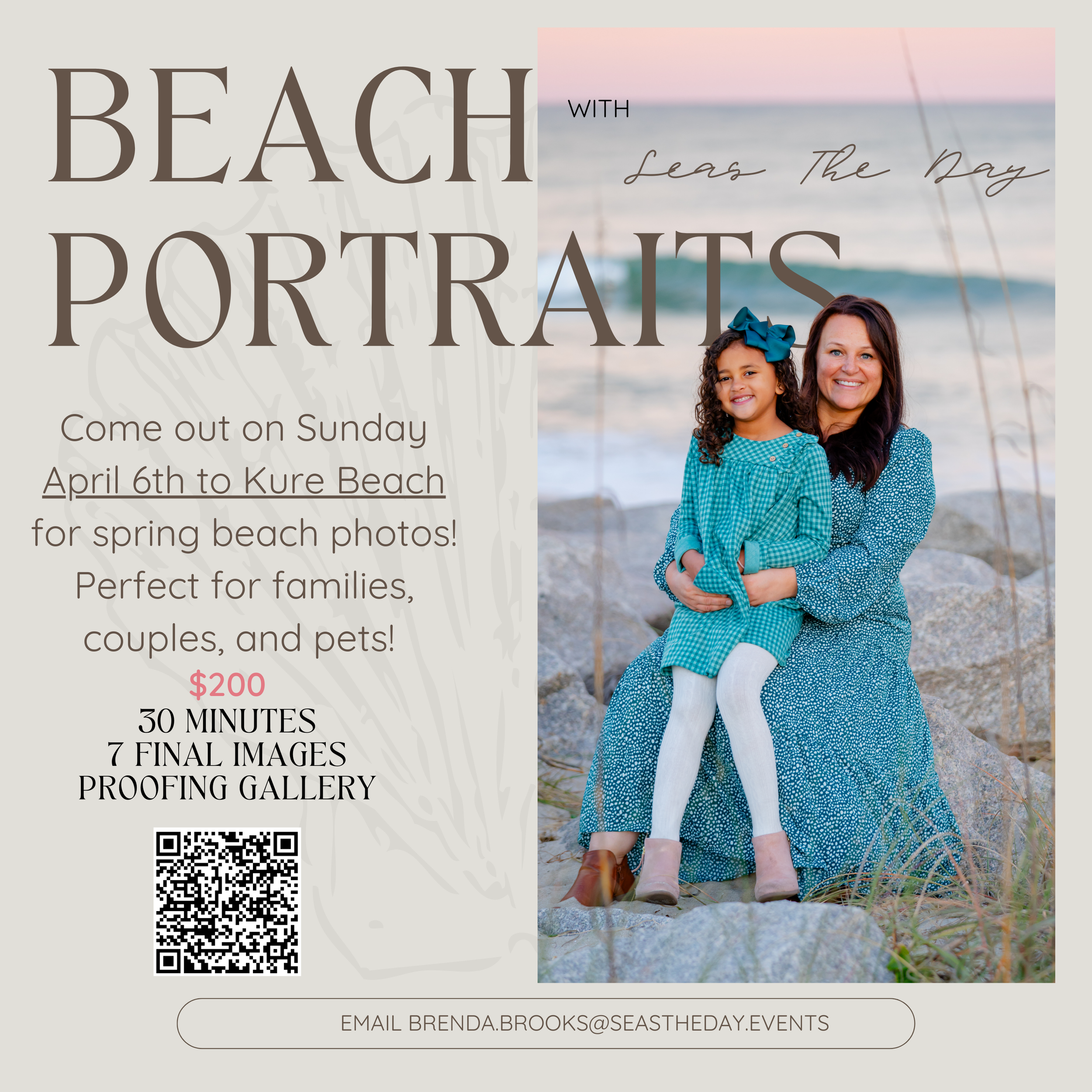 Family beach photographer near me carolina beach nc