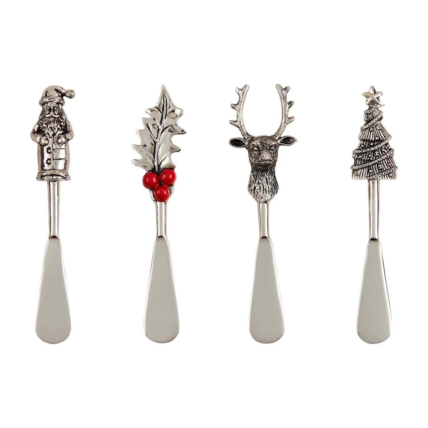 Mudpie Toile Metal Holiday Spreaders Set