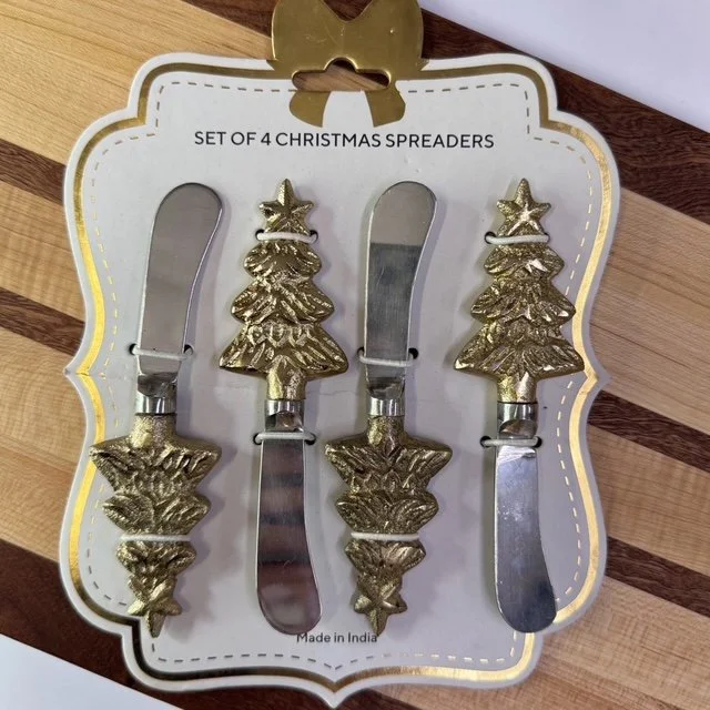 Gold Christmas Tree Spreaders Set