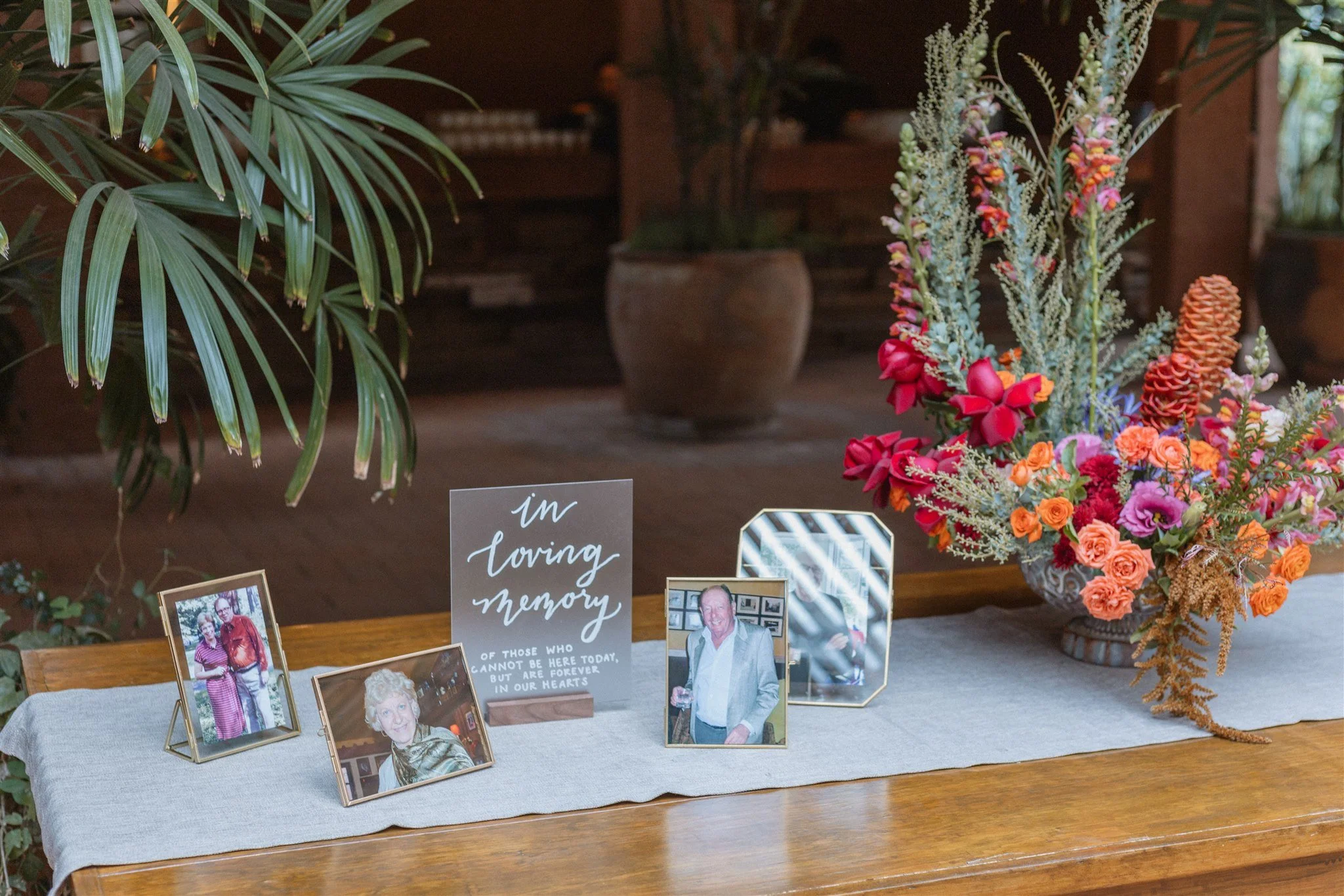 Memorial Table at Wedding