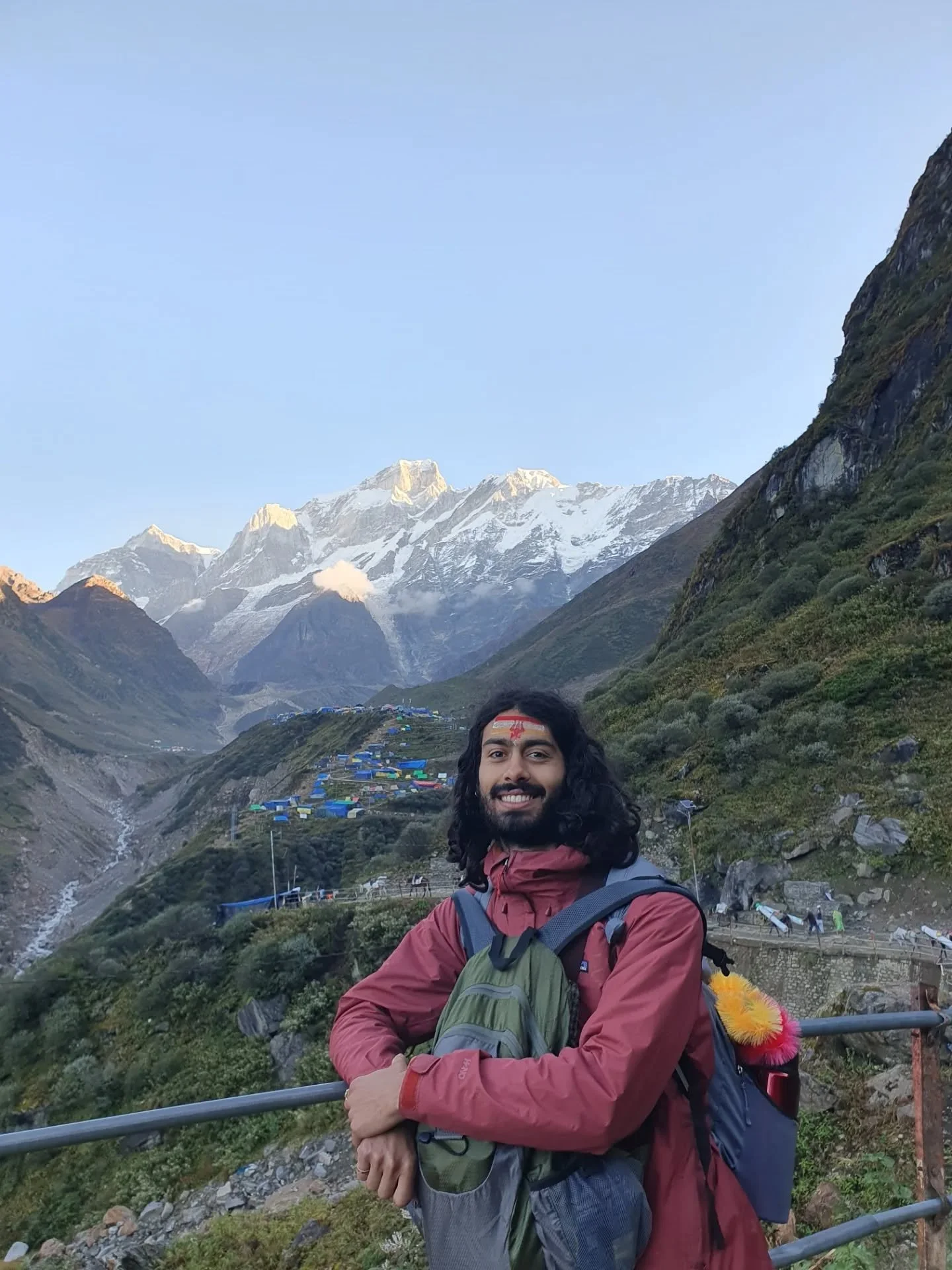 1. Scenic views on the way to Kedarnath.
2. Kedarnath Stupa's and Hanumanji.
3. Adi Guru Shankaracharya.
4. En route to Tungnath, the highest Shiva temple in India.
5. Devprayag, taking snaan at the confluence of the rivers Alakananda and Bhagirathi.