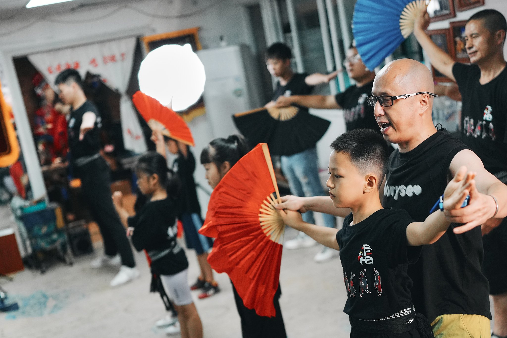 The apprentice is in training.