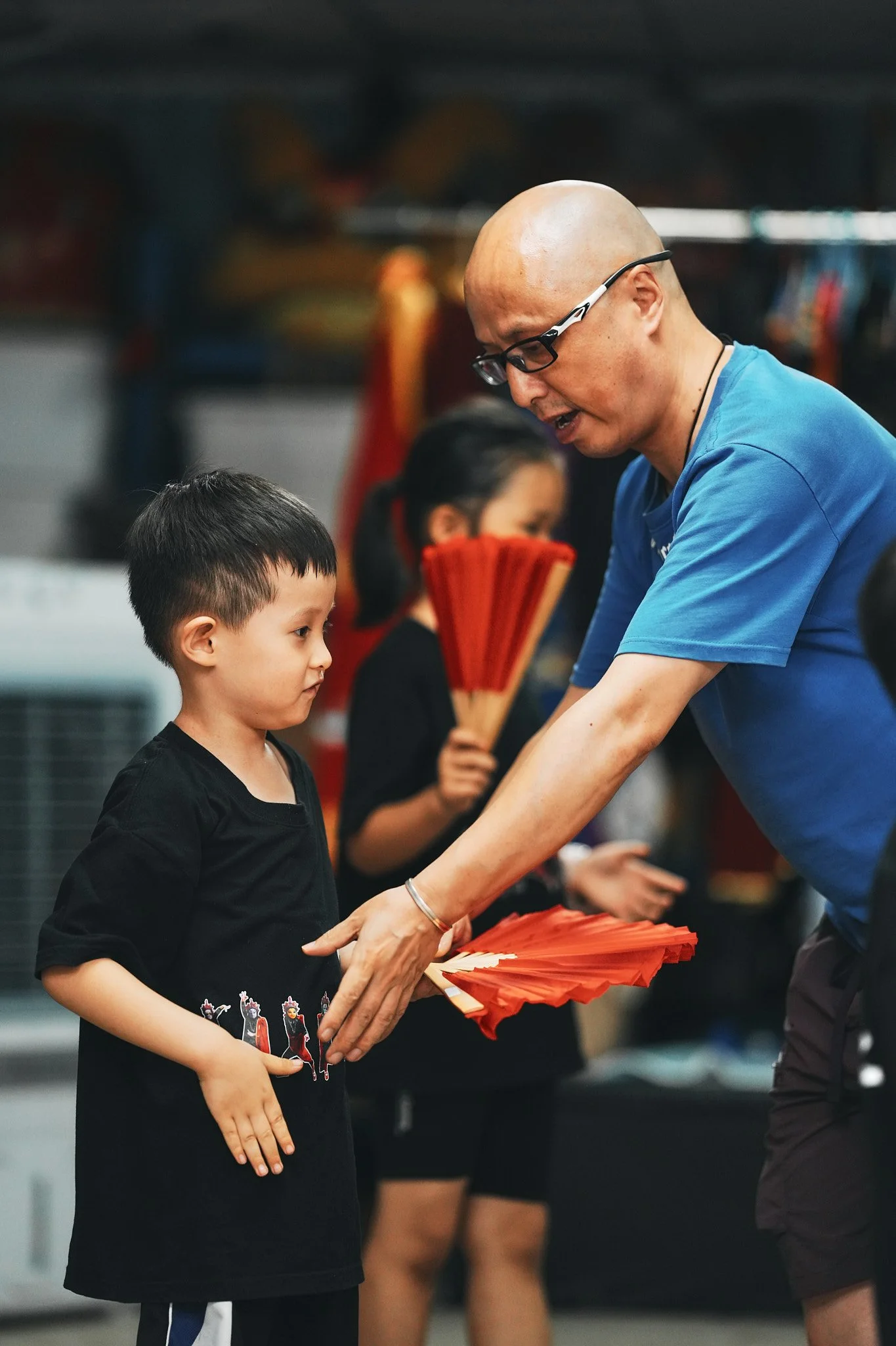 The apprentice is in training.