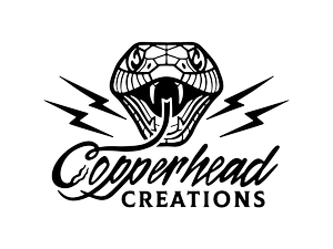 Copperhead Creations snake logo