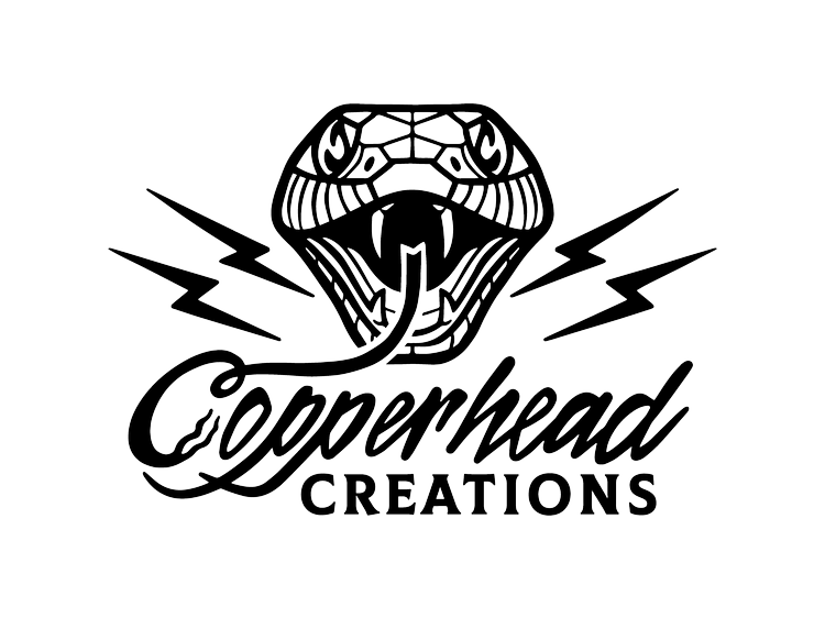 Copperhead Creations copperhead snake emblem