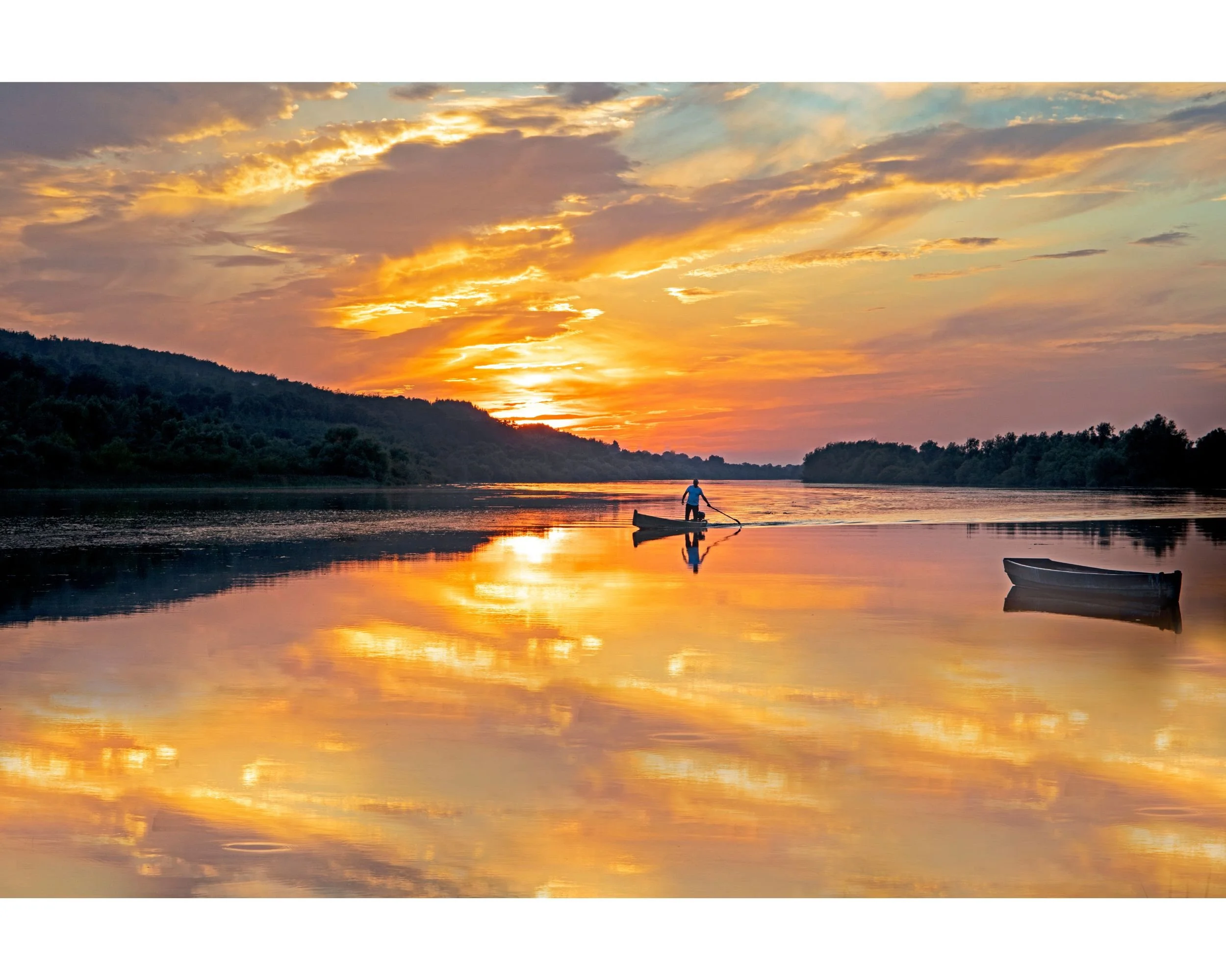 SUNSET CORRIG ON RIVER SUIR, CO WATERFORD