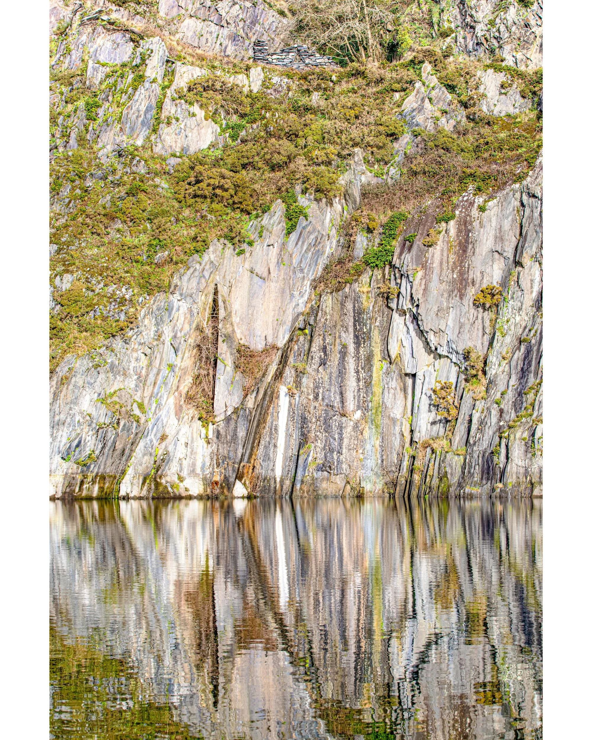 SLATE QUARRIES, WITH ORIGINAL STONE COTTAGE AT TOP, CO WATERFORD