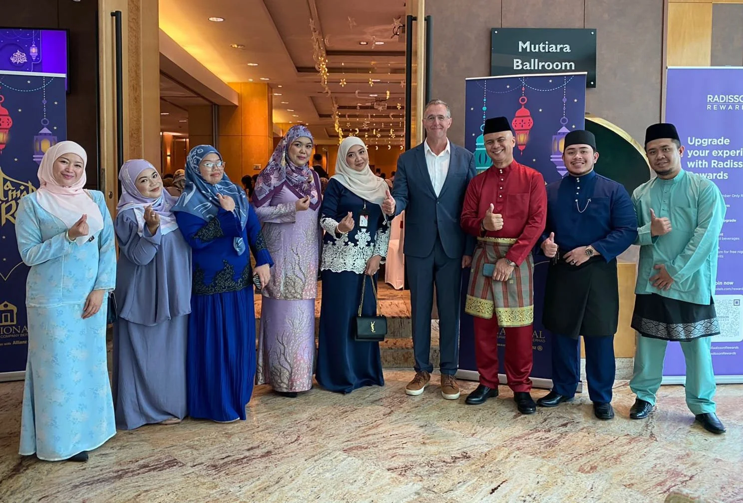 BKB 24RA Team with Mr Klaus Tomalla GM of National Insurance Company Berhad
