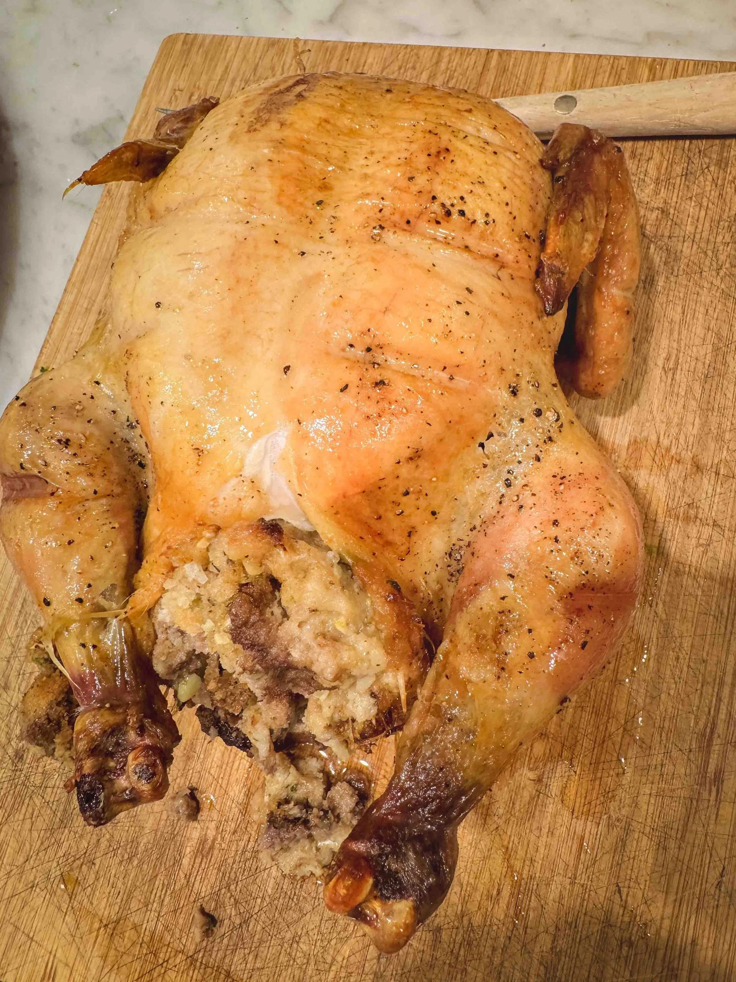 Dry-Brined Roast Chicken
